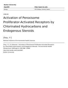 Activation of Peroxisome Proliferator-Activated Receptors