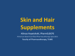 Skin and Hair Supplements