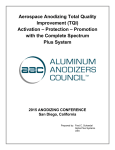 Aerospace Anodizing Total Quality Improvement (TQI) Activation