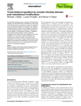 OPEN ACCESS Current Opinion in Plant Biology review paper