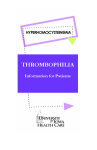 Hyperhomocysteinemia Brochure - University of Iowa Health Care