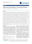 Alpha-synuclein biology in Lewy body diseases | Alzheimer`s