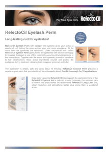 RefectoCil Eyelash Perm