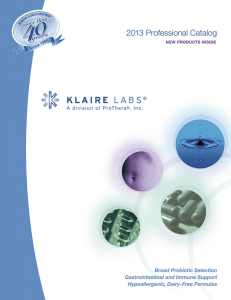 About Klaire Labs