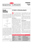 Vol. 1 No7 Baking Update – Reducing Agents