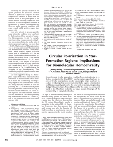Circular Polarization in Star- Formation Regions