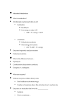 • Microbial Metabolism • What is metabolism? • All chemical