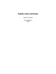 Peptide Library Synthesis
