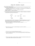 Chem 352 - Fall 2014 - Exam II