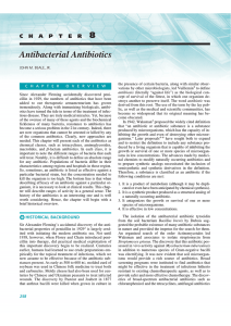 Antibacterial antibiotics