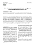 Effect of Dietary Docosahexaenoic Acid Levels on Respiratory