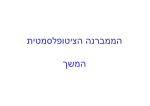 שיעור 3- טרנספורט וקיר התא