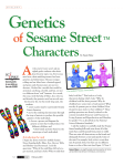 Sesame Street Genetics - Awesome Science Teacher Resources