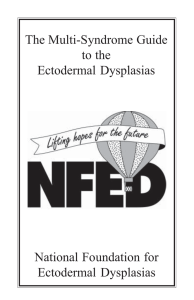 HED - National Foundation for Ectodermal Dysplasias