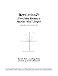 RevelationZ: How Saint Thomas`s Mobius “God” Strips?