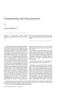 Communicating with Transculturation