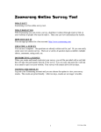 Zoomerang Online Survey Tool