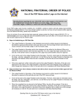 Standing Rules Regarding Use of the FOP Name and/or Logo on