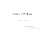 Principles of Web Design - MICC