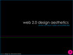 web 2.0 design aesthetics - Genavieve Inkster Design
