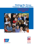 Making the Texas Cancer Plan a Reality: Cost Estimates for