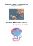 Protocol Of Pancreatic Cancer
