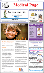 Page 2 - Medical Page - The Fayetteville Press Newspaper