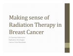 Making sense of Radiation Therapy in Breast Cancer