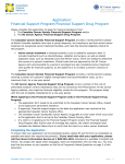 Application: Financial Support Program/Financial Support Drug