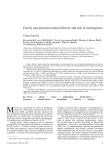 Family and personal medical history and risk of meningioma