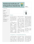 NIIM Newsletter - National Institute of Integrative Medicine
