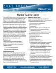 Markey Cancer Center Fact Sheet - UK HealthCare