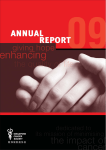 Annual Report 2009 - Singapore Cancer Society