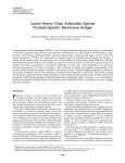 Camel Heavy Chain Antibodies Against Prostate-Specific Membrane Antigen