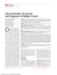 Urine Detection of Survivin and Diagnosis of Bladder Cancer PRELIMINARY COMMUNICATION