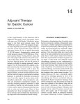 14 Adjuvant Therapy for Gastric Cancer