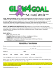 SFU Glow Registration Form