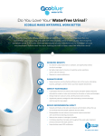 Do You Love Your Waterfree Urinal?