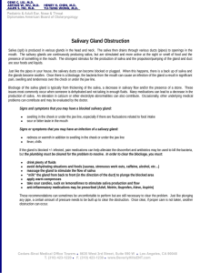 Gene C. Liu, M.D. - Salivary Gland Obstruction / Infection