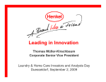 Leading in Innovation - Henkel