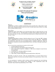Arestin® Periodontal Treatment Post-op Instructions
