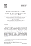 Musculoskeletal Infections in Children Gary Frank, MD, MS ,