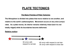 GEO100 05 plate tectonics