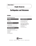 Chapter 8 Resource: Earthquakes and Volcanoes