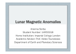 Lunar Magnetic Anomalies