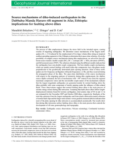 Source mechanisms of dike-induced earthquakes in the Dabbahu