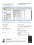 ADMS-250 Programming Software for the Yaesu FT-250