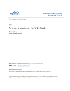 Schism, semiosis and the Soka Gakkai