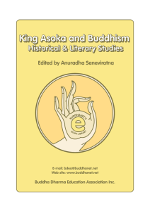 King Asoka and Buddhism