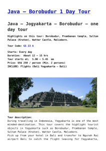 Java - Borobudur 1 Day Tour
